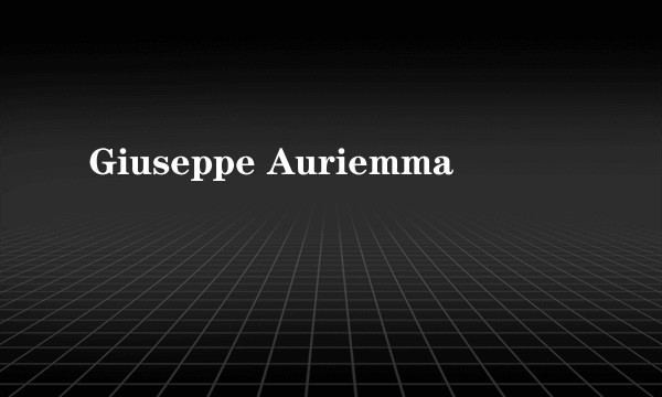 Giuseppe Auriemma
