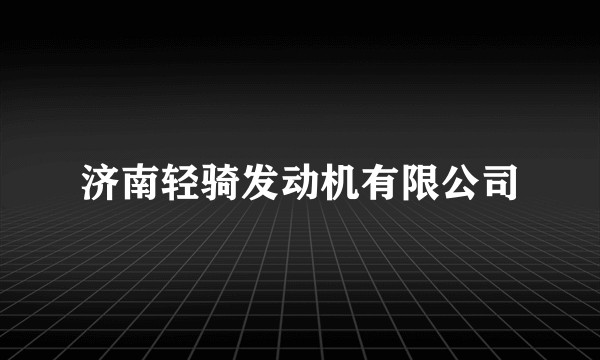 济南轻骑发动机有限公司