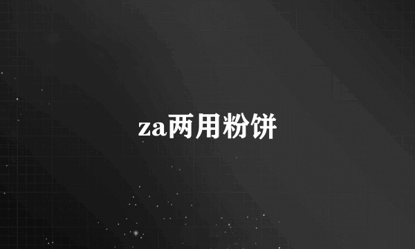 za两用粉饼