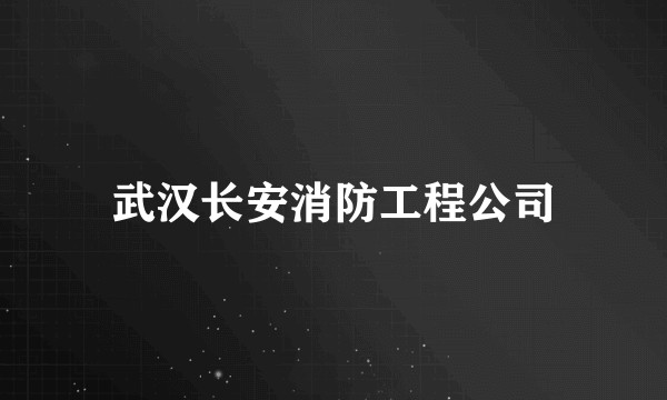 武汉长安消防工程公司