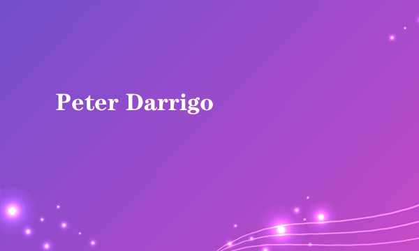 Peter Darrigo