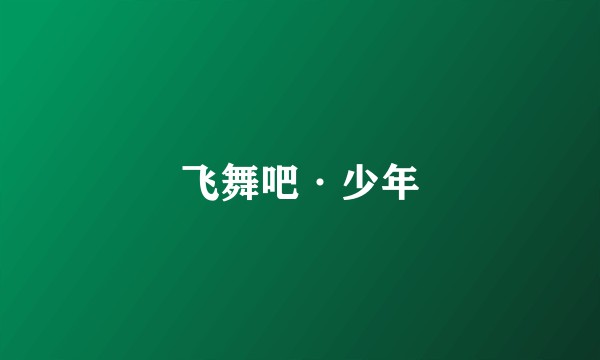 飞舞吧·少年