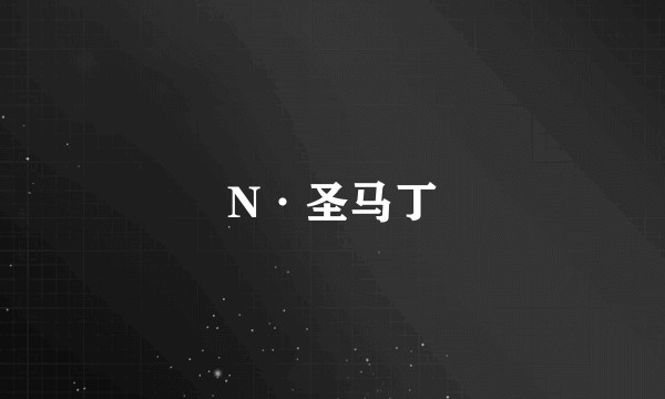 N·圣马丁