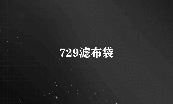 729滤布袋