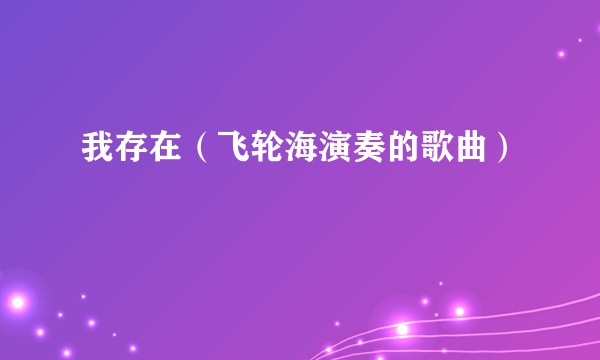 我存在（飞轮海演奏的歌曲）