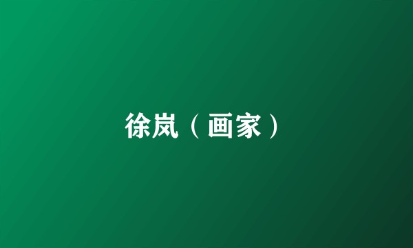 徐岚（画家）