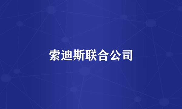 索迪斯联合公司