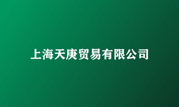 上海天庚贸易有限公司