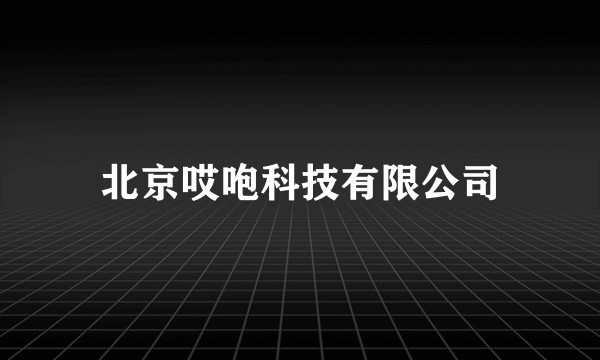 北京哎咆科技有限公司