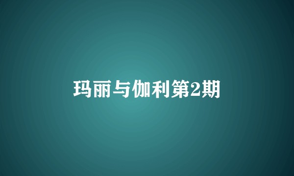 玛丽与伽利第2期