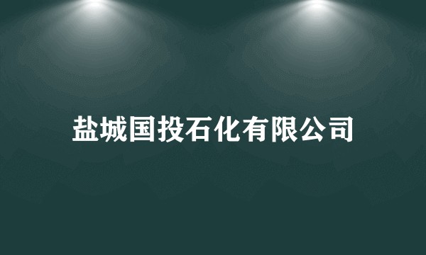 盐城国投石化有限公司