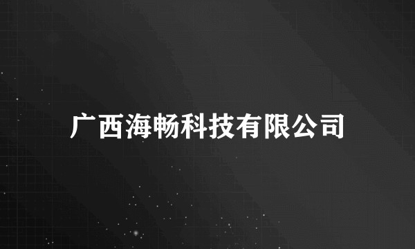 广西海畅科技有限公司