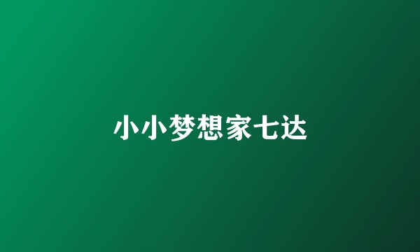 小小梦想家七达