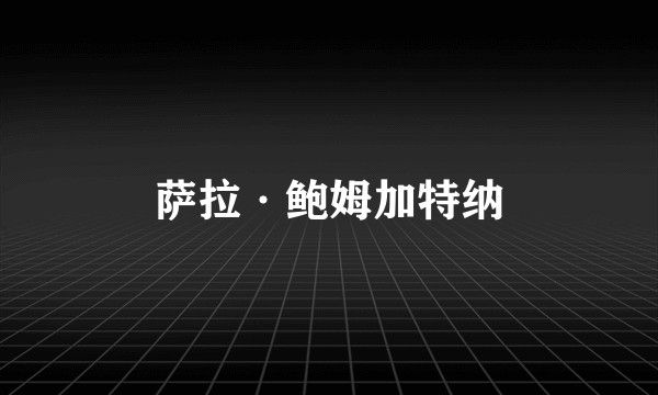 萨拉·鲍姆加特纳