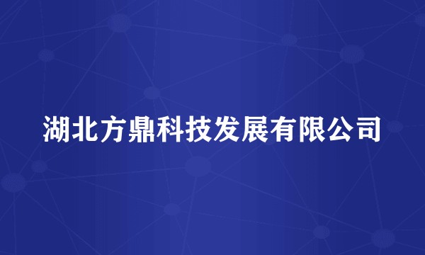 湖北方鼎科技发展有限公司