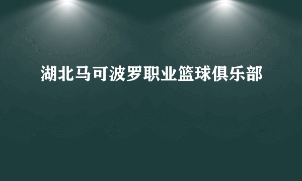 湖北马可波罗职业篮球俱乐部