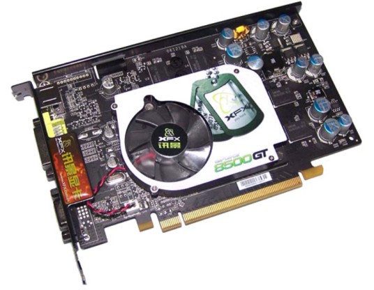 XFX讯景8500GT（T86J-UAM 静音版）