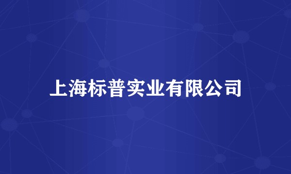 上海标普实业有限公司