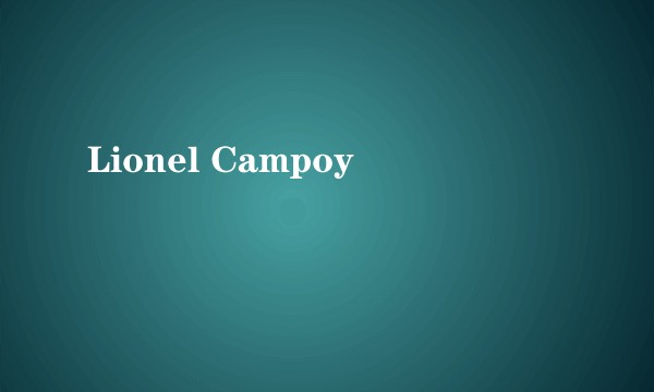 Lionel Campoy