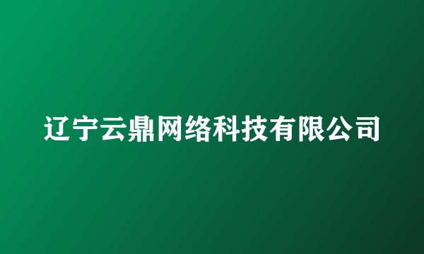辽宁云鼎网络科技有限公司