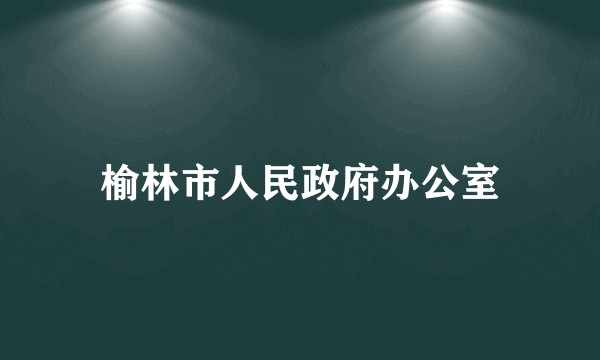 榆林市人民政府办公室