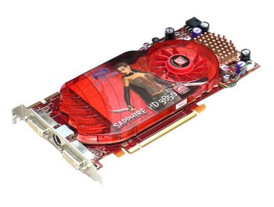 蓝宝石HD3850 512M GDDR3标准版