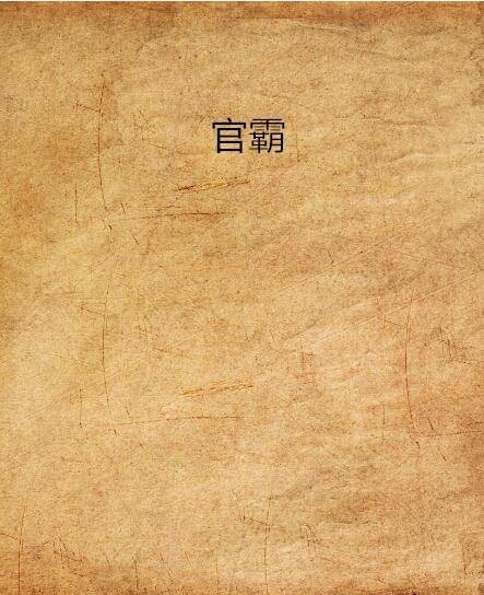 官霸(步步成神所著的第一部官场小说)
