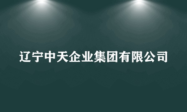 辽宁中天企业集团有限公司