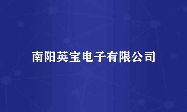 南阳英宝电子有限公司