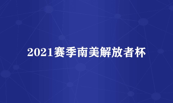2021赛季南美解放者杯
