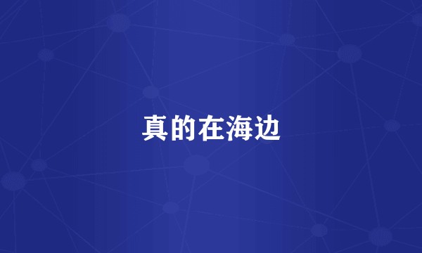 真的在海边
