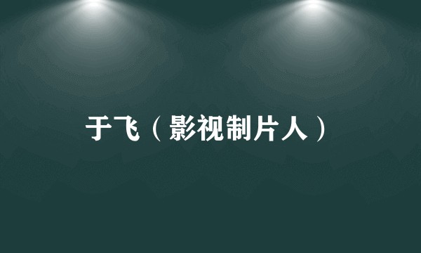 于飞(影视制片人)