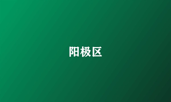 阳极区