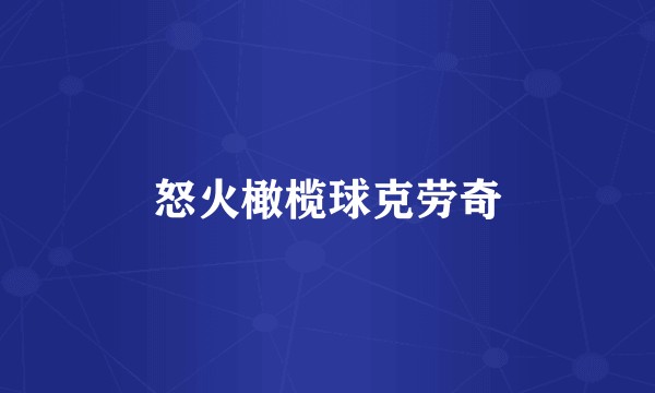 怒火橄榄球克劳奇