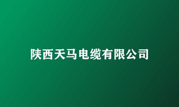 陕西天马电缆有限公司