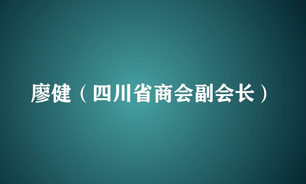廖健（四川省商会副会长）