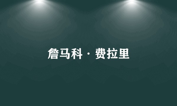 詹马科·费拉里