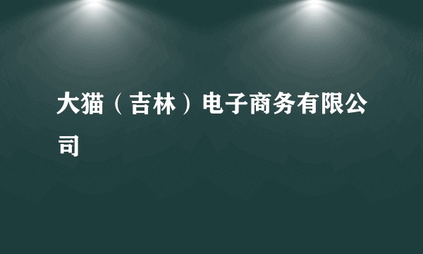 大猫(吉林)电子商务有限公司