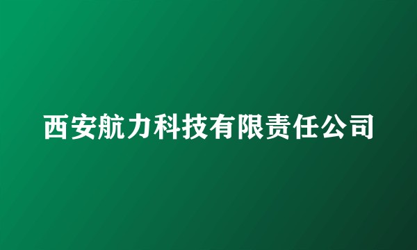 西安航力科技有限责任公司