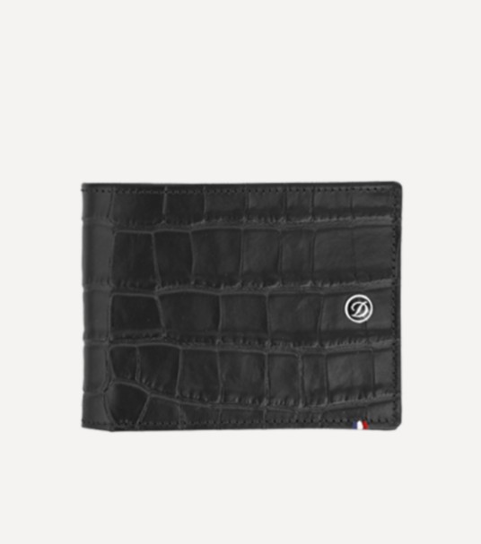 CROCO DANDY系列黑色6CC信用卡夹