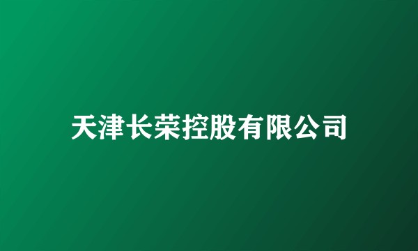 天津长荣控股有限公司