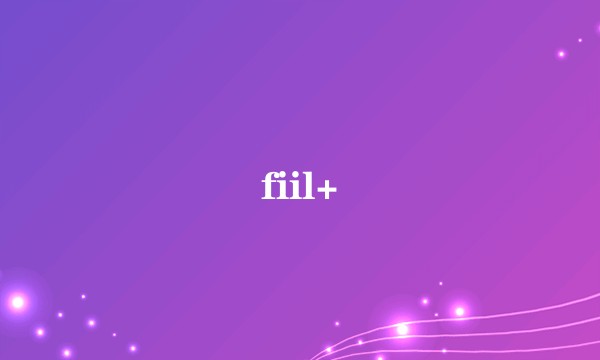 fiil+