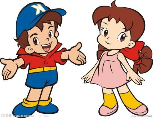 女孩和男孩