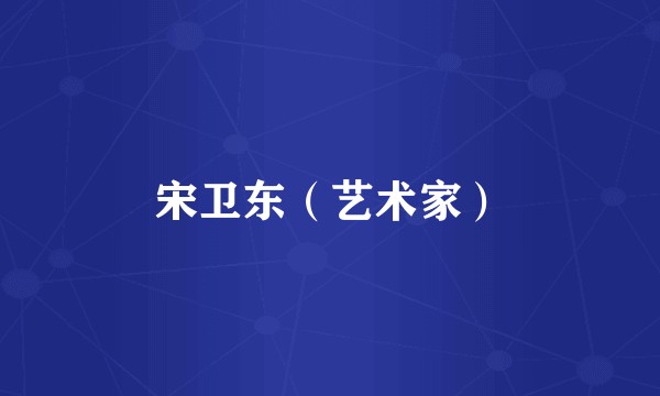 宋卫东（艺术家）