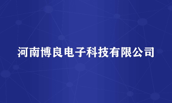 河南博良电子科技有限公司