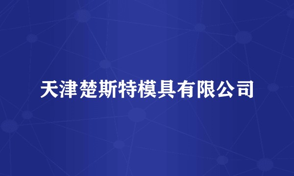 天津楚斯特模具有限公司