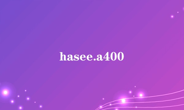 hasee.a400