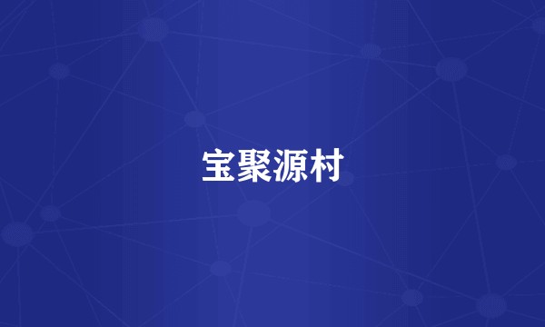 宝聚源村