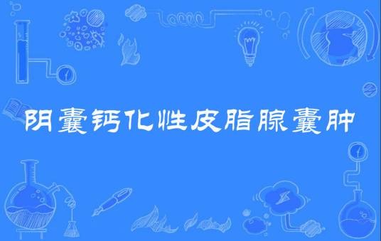 阴囊钙化性皮脂腺囊肿
