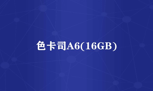 色卡司A6(16GB)